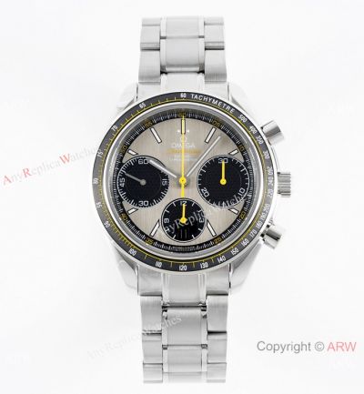 Swiss Replica Omega Speedmaster Racing Gray Dial Steel watch A7750